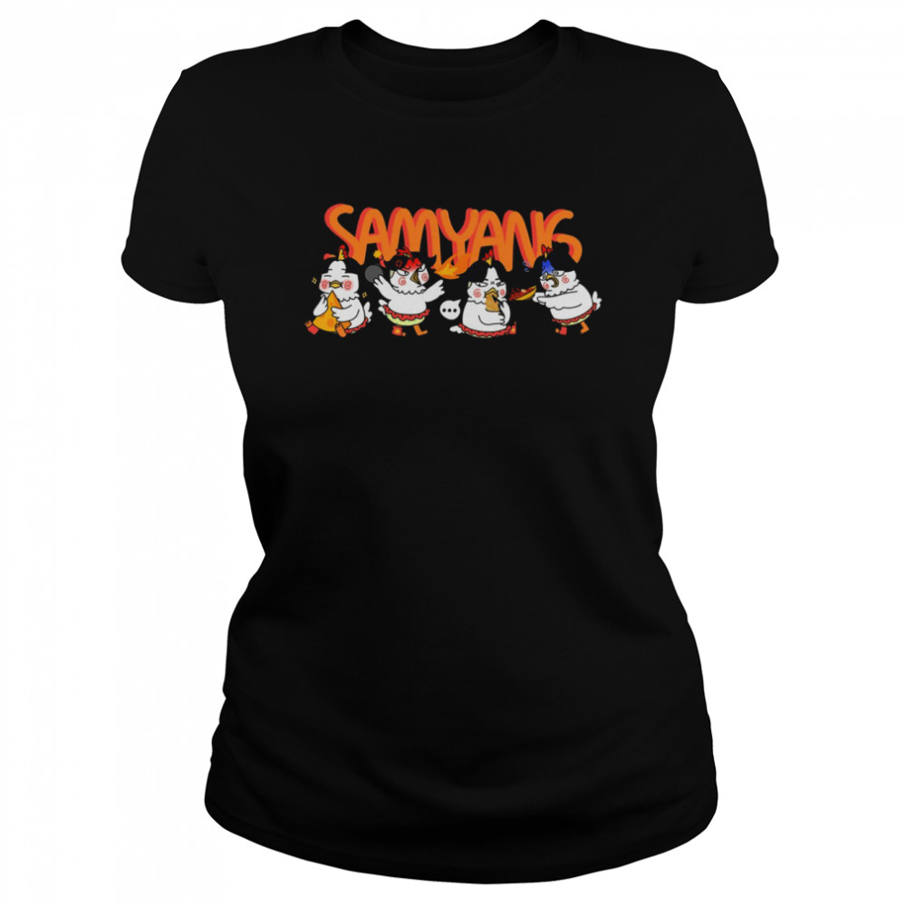 Samyang Spicy Noodle Chicken shirt Classic Women's T-shirt