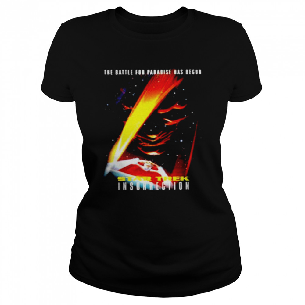 Star Trek Insurrection Movie T- Classic Women's T-shirt