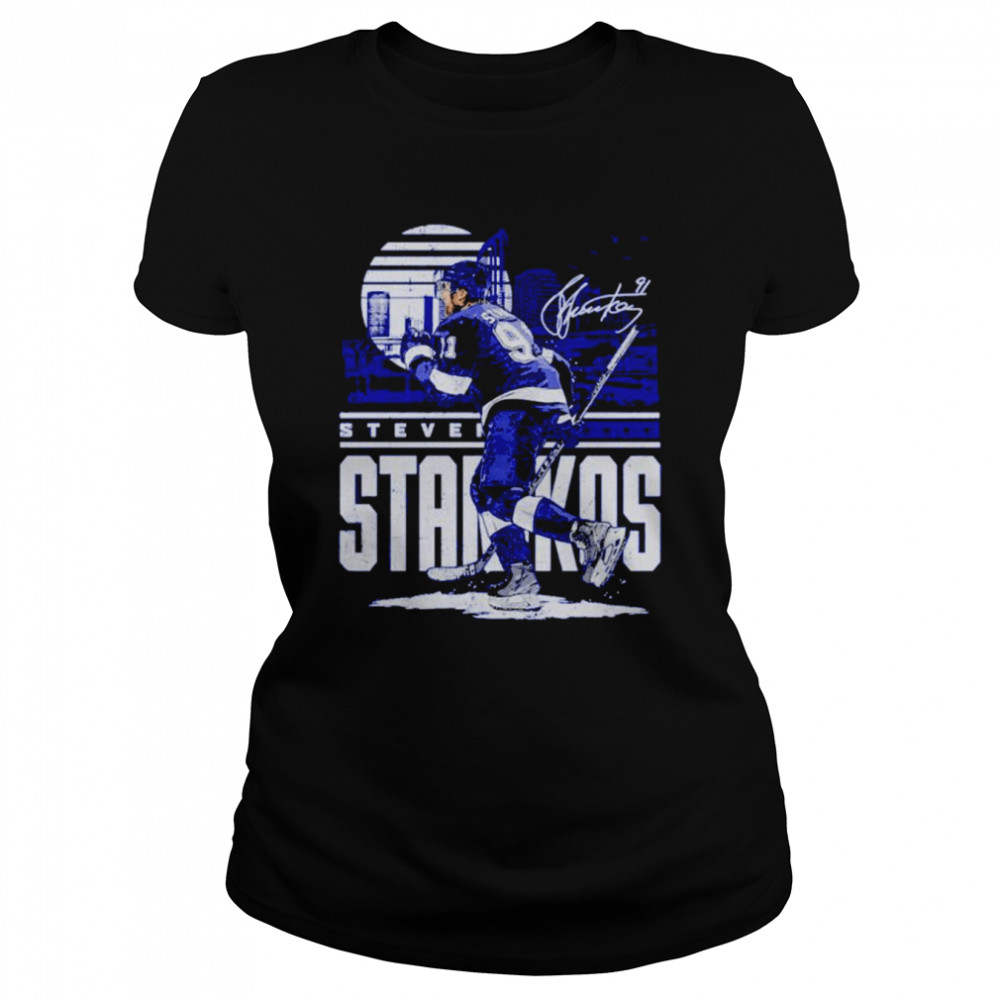 Steven Stamkos Tampa Bay Lightning Player Skyline Signature shirt Classic Women's T-shirt