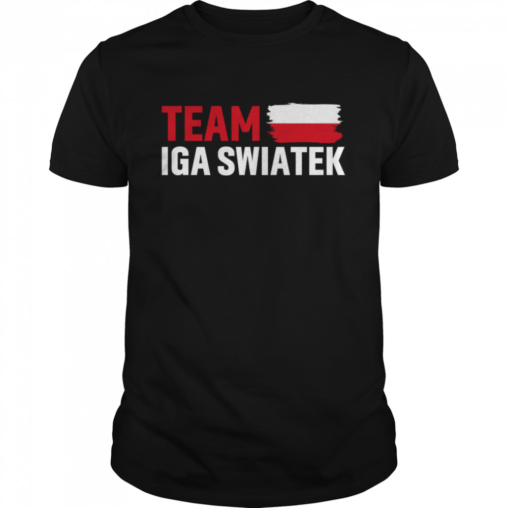 Team Iga Swiatek Poland Flag Shirt