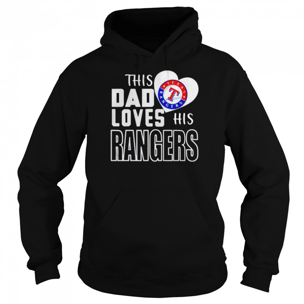 This Daddy loves his Rangers shirt Unisex Hoodie