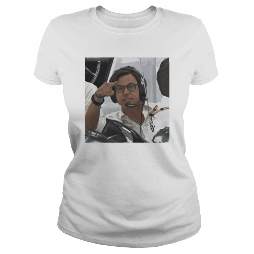 Toto wolff becomes the latest f1 meme after brazil gp reaction shirt Classic Women's T-shirt