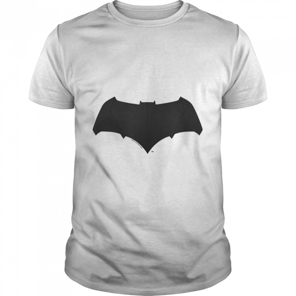 Batman V Superman Bat Symbol Black Classic T-Shirt