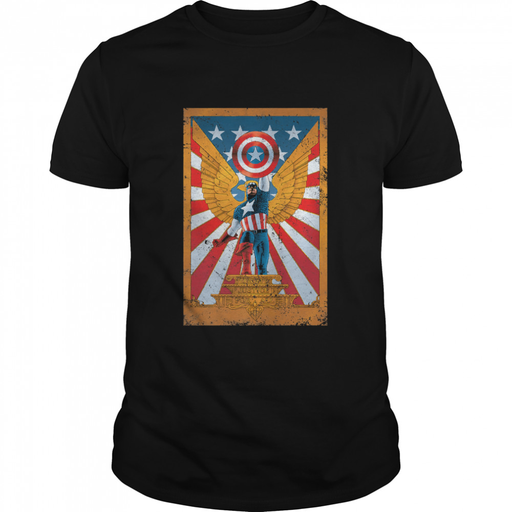 Cap Liberty and Justice for All Essential T-Shirt