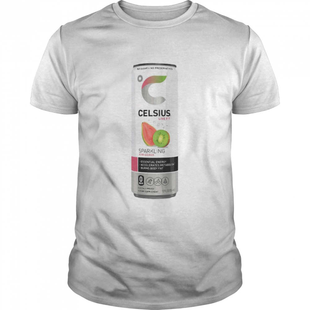 Celsius Sparkling Kiwi Guava Energy Drink Shirt