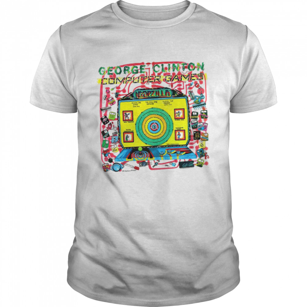 Computer Games And Funkadelic Parliament Rock Band George Clinton shirt