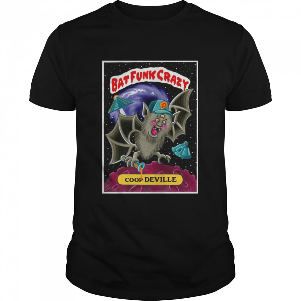 Coop Deville Bat Crazy Gpk Funkadelic Parliament Rock Band Shirt