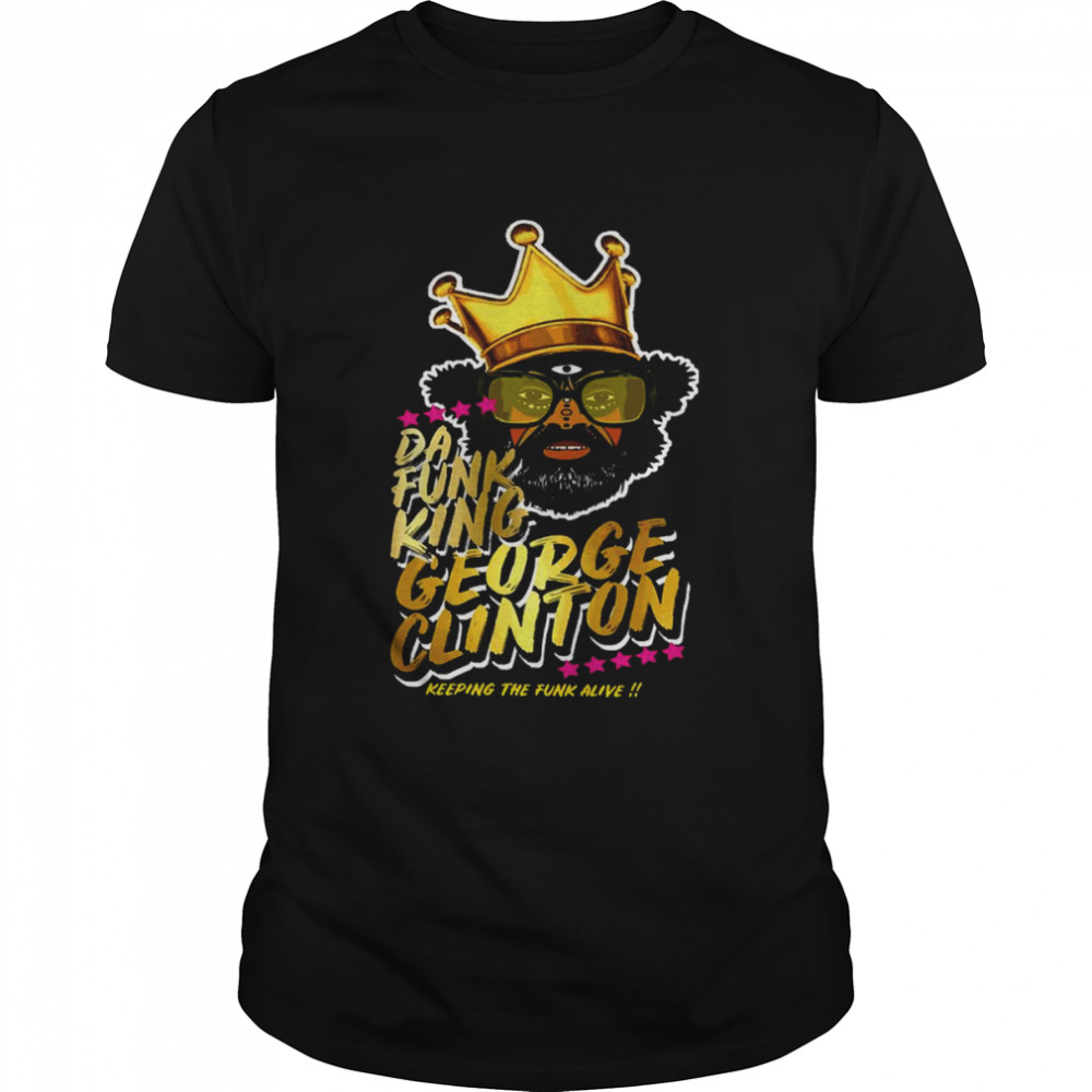Da King Funkadelic Parliament Rock Band George Clinton shirt Classic Men's T-shirt