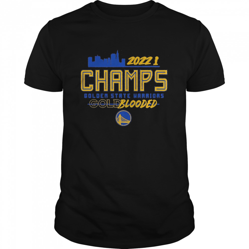 Gold Blooded Golden State Warriors 2022 NBA Finals Champions City  Classic Men's T-shirt