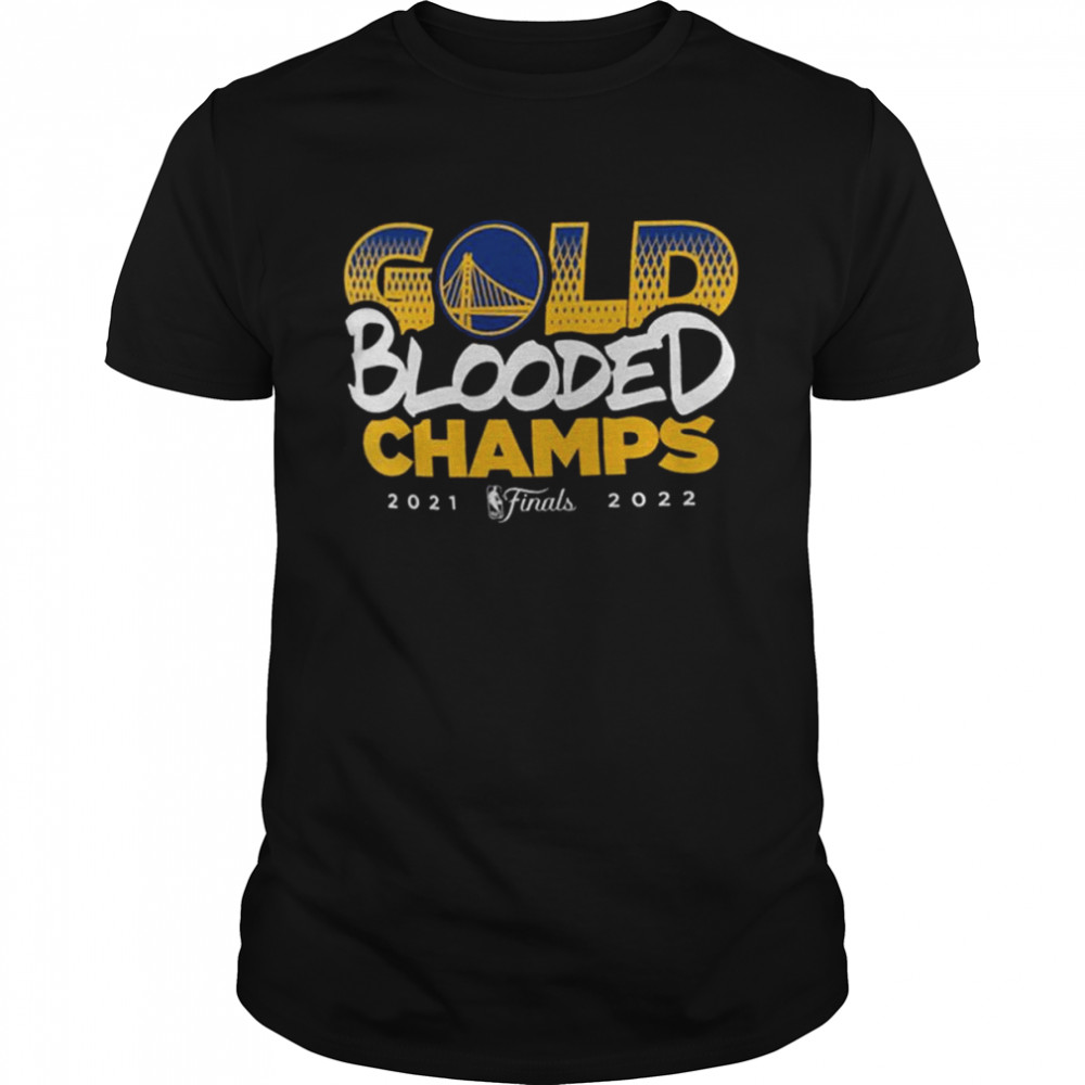 Golden State Warriors 2022 NBA Finals Champions Gold Blooded shirt Classic Men's T-shirt