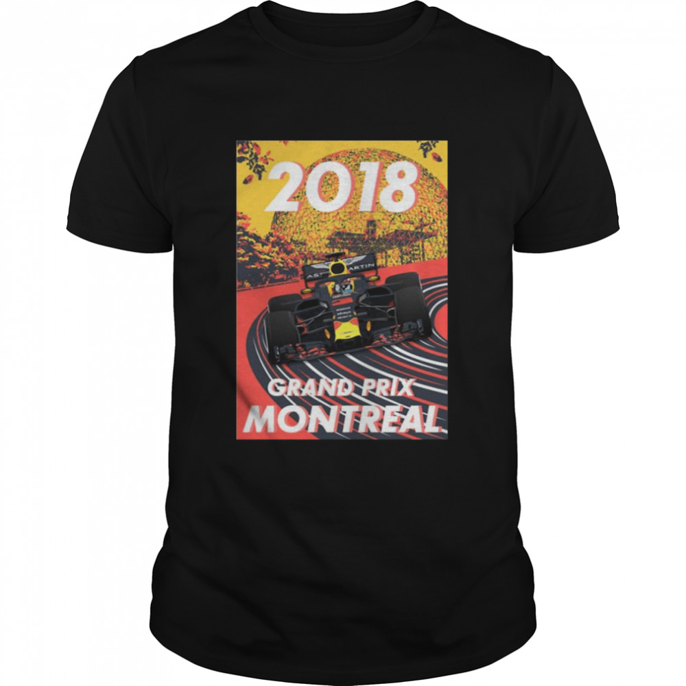 Montreal Grand Prix 2018 Daniel Ricciardo Car Racing Shirt