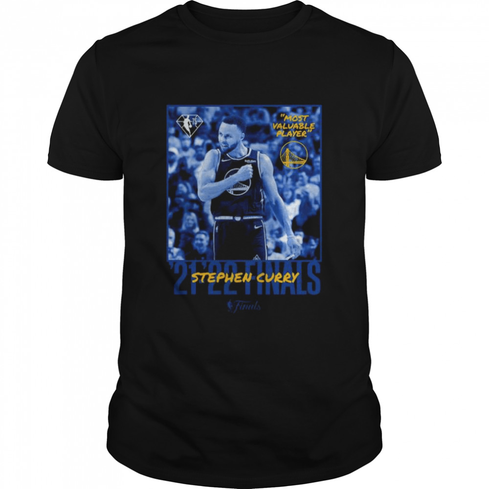 Stephen Curry Golden State Warriors Most Valuable Player 2022 NBA Finals Champions MVP Crossover T- Classic Men's T-shirt