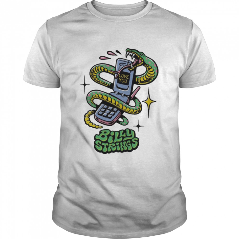 Summer 2022 Billy Strings Store Snake Phone T-Shirt