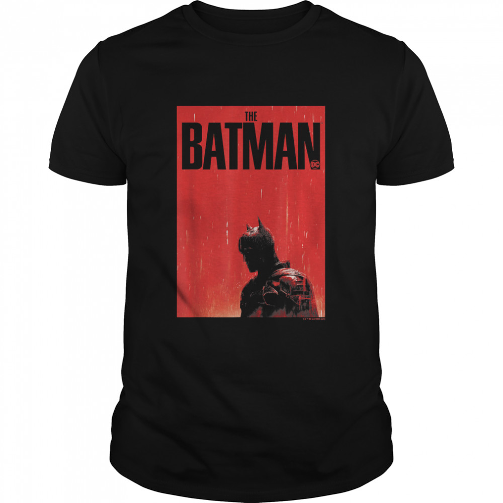 The Batman Neon Red Poster Classic T-Shirt