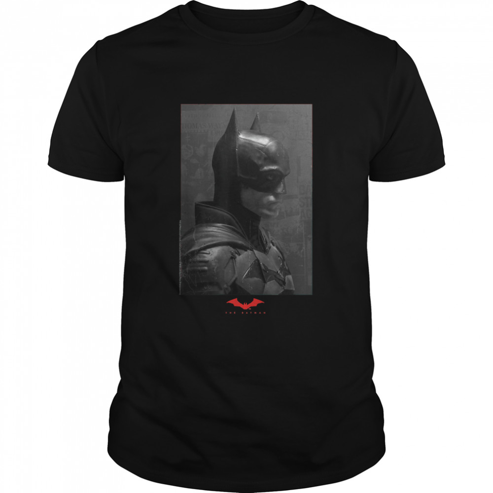 The Batman Worn Portrait Classic T-Shirt