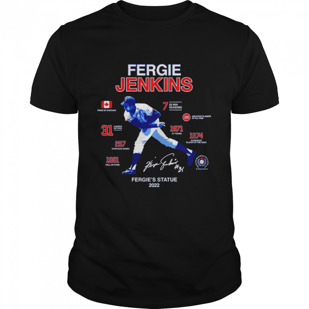 Fergie Jenkins Fergie’s Statue 2022 shirt Classic Men's T-shirt