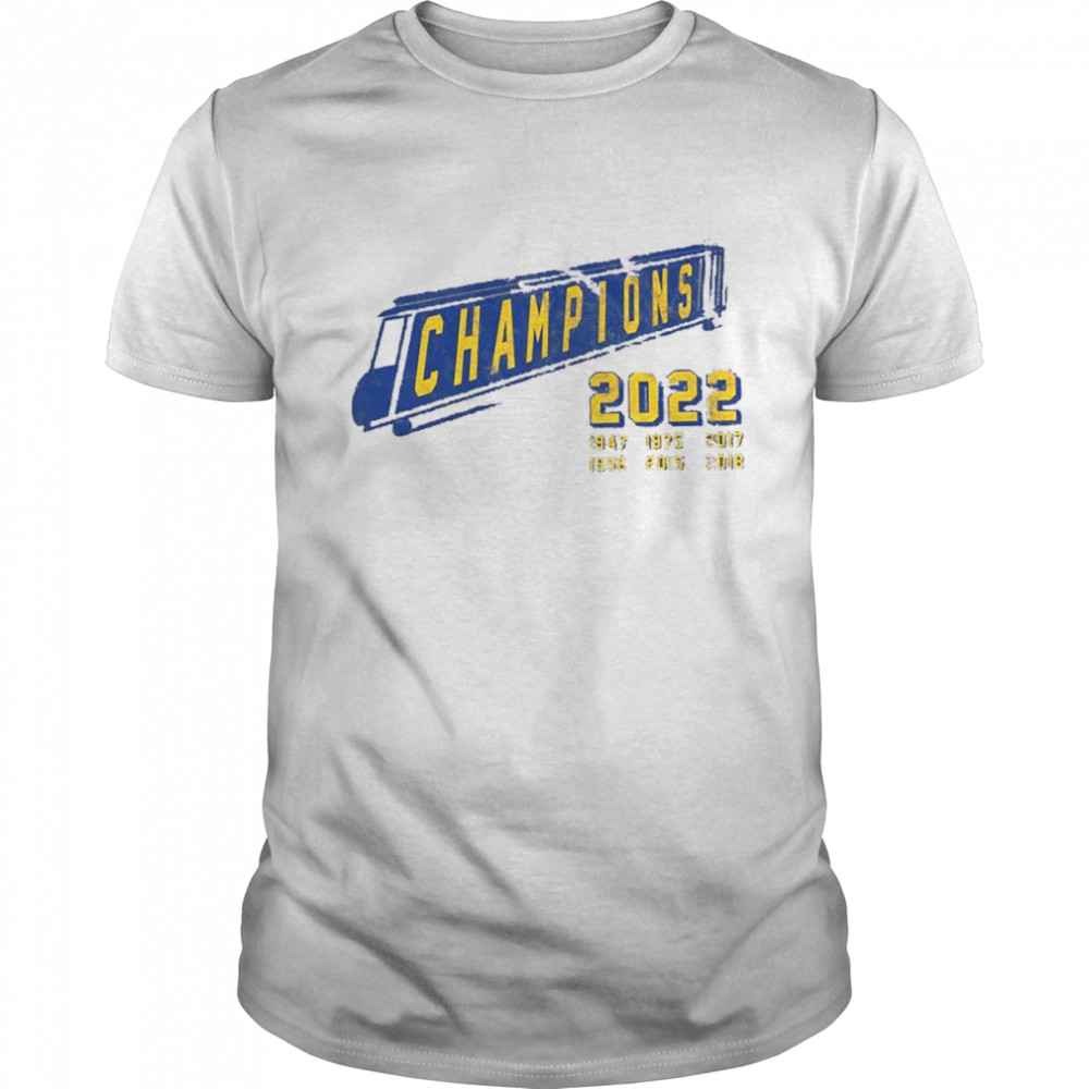 Golden State Champions Cable Car 2022 shirt
