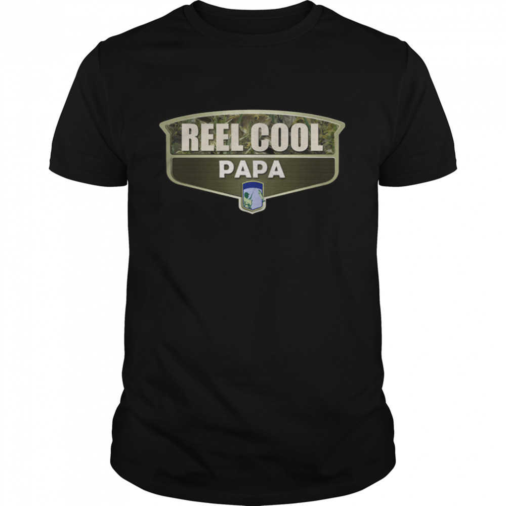 Personalized Bass Fishing Father's Day Reel Cool Papa shirt