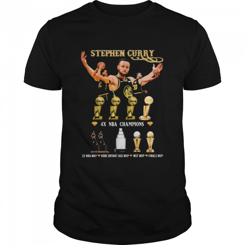 Stephen Curry 4X NBA Champions  Classic Men's T-shirt