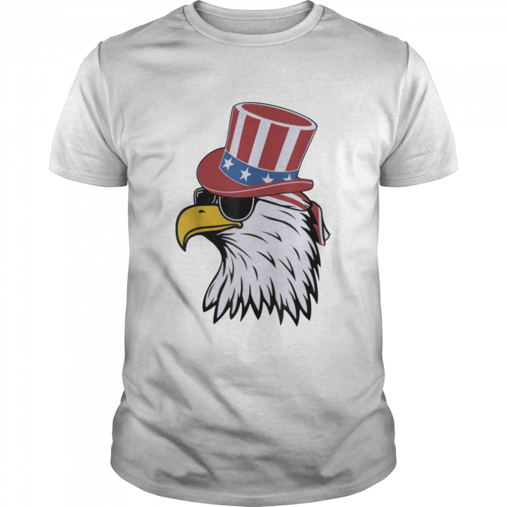Awsome Patriotic Eagle USA 4th Of July American  Classic Men's T-shirt