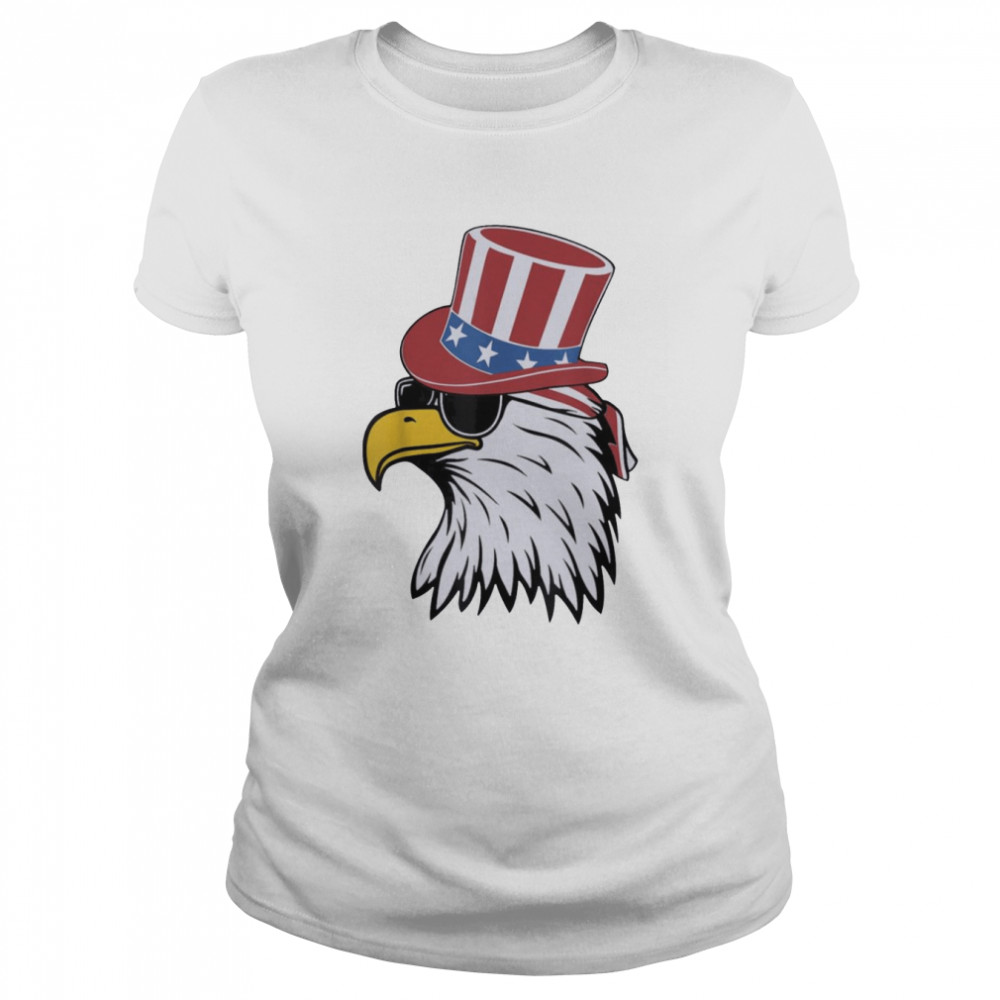 Awsome Patriotic Eagle USA 4th Of July American  Classic Women's T-shirt