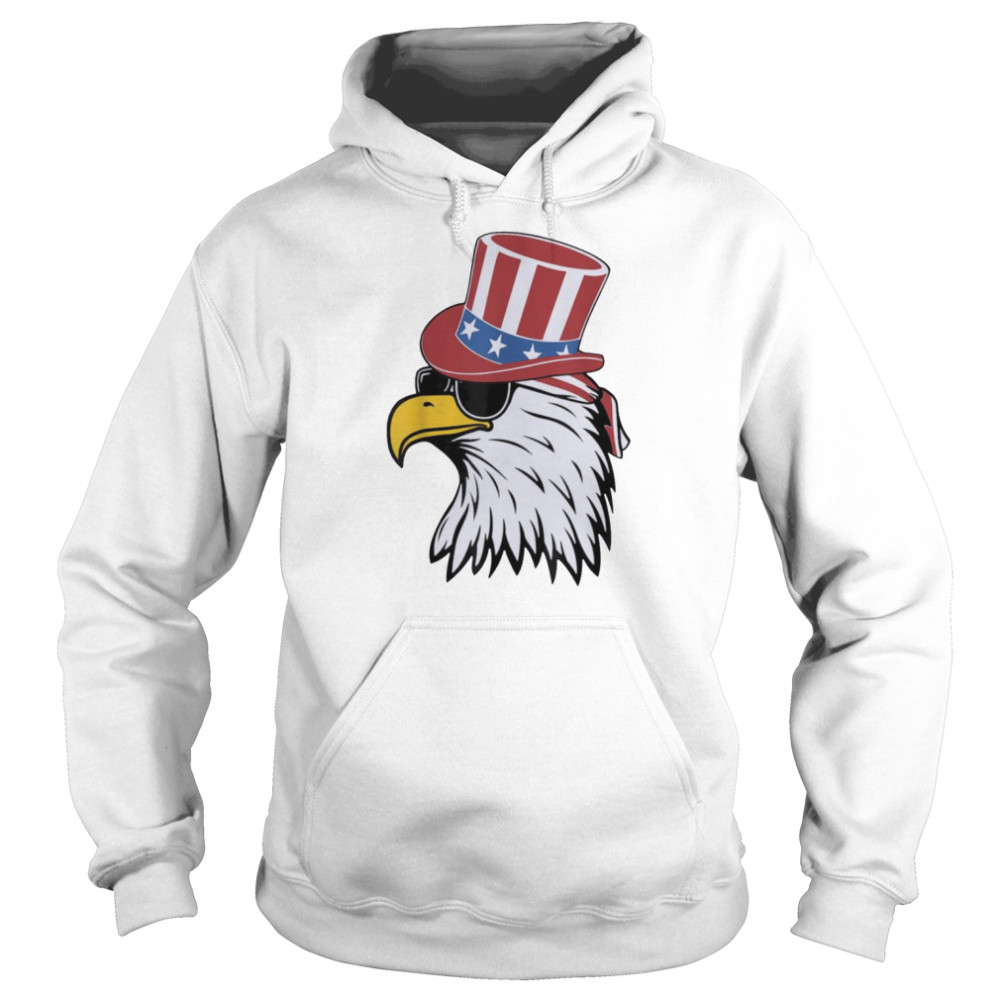 Awsome Patriotic Eagle USA 4th Of July American  Unisex Hoodie