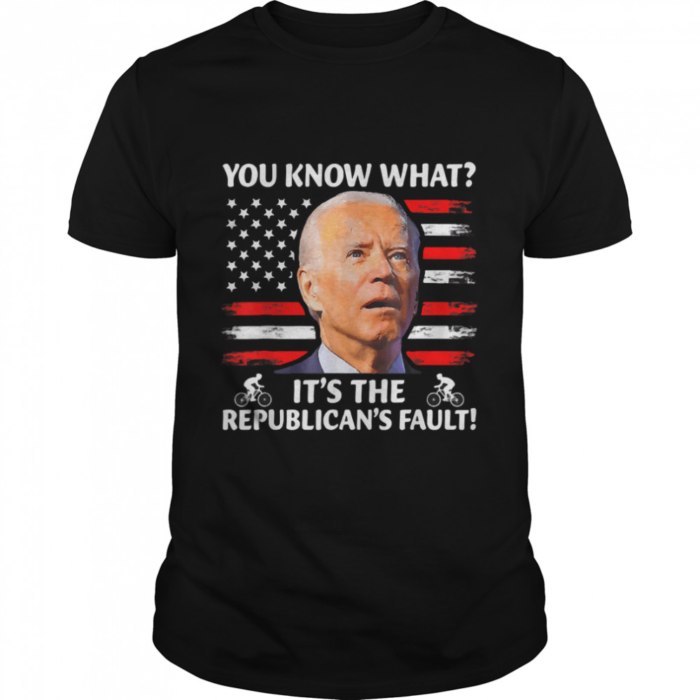 biden running the country is like riding a bike,running the country is like,anti biden shirts Classic Men's T-shirt