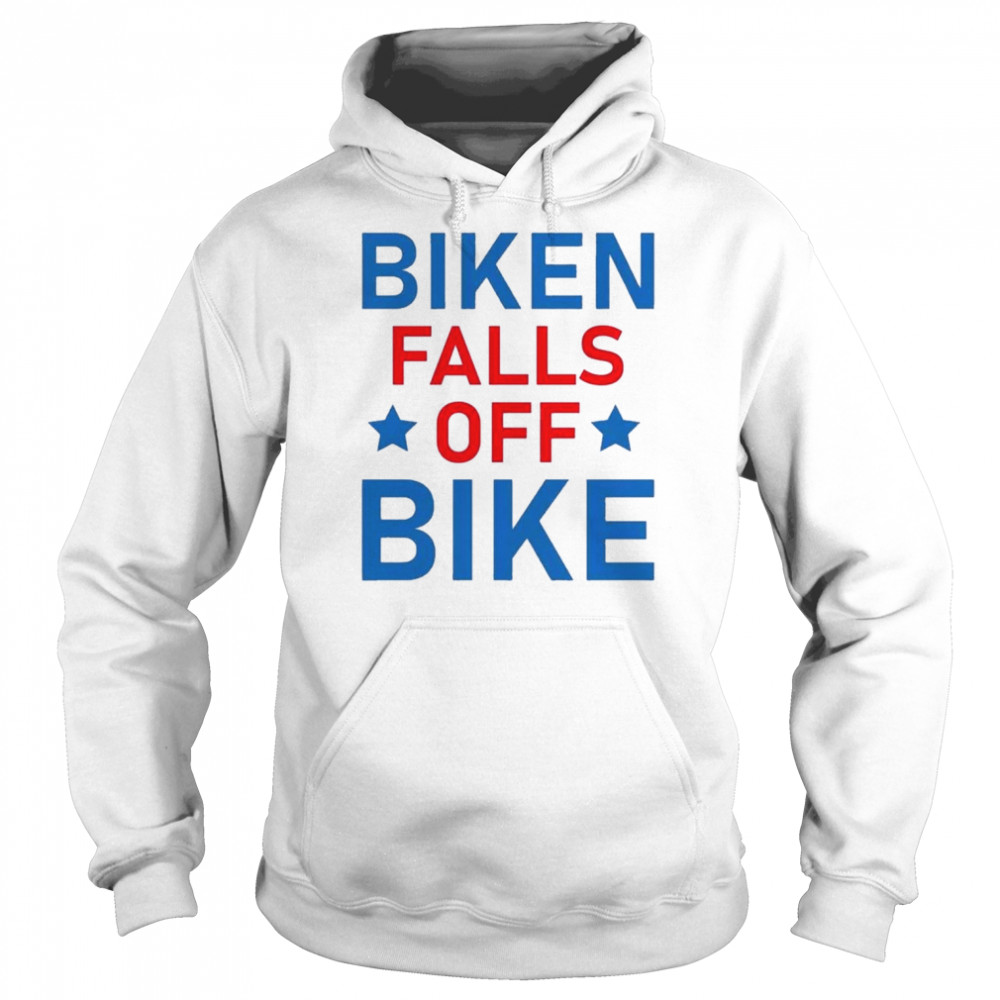 Biken Biden Falls Off His Bike  Unisex Hoodie