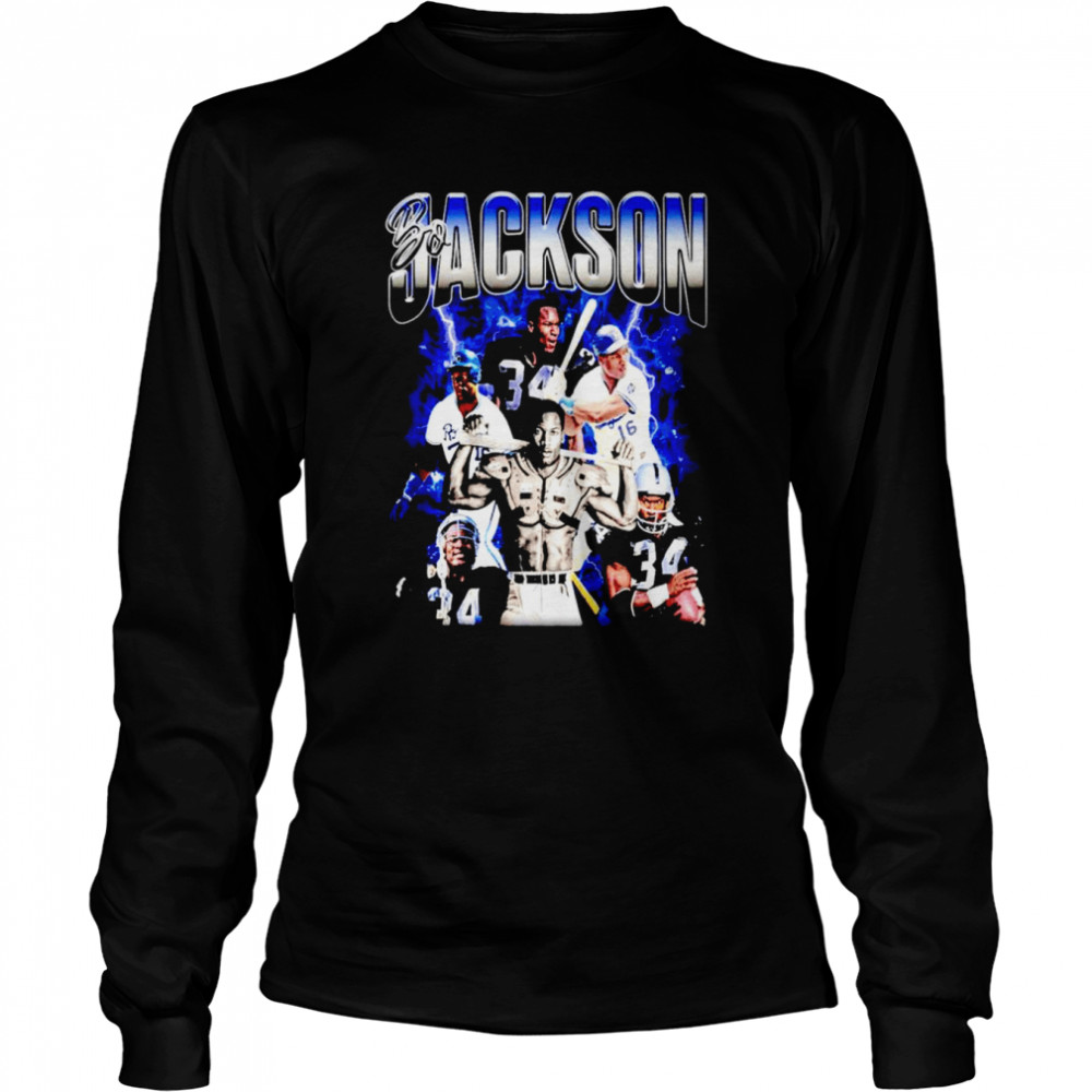 Bo Jackson Kansas City Royals shirt 2 Bo Jackson Kansas City Royals shirt Long Sleeved T-shirt