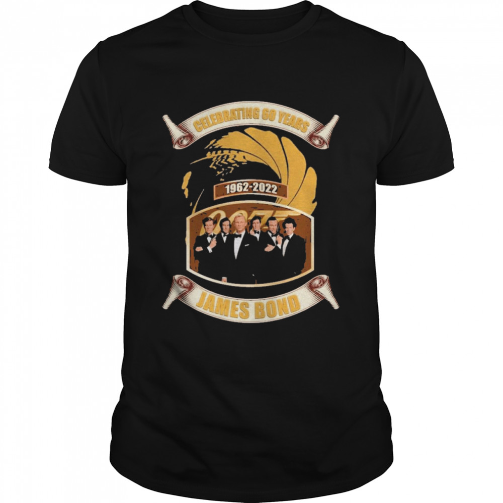 Celebrating 60 Years 1962-2022 James Bond  Classic Men's T-shirt