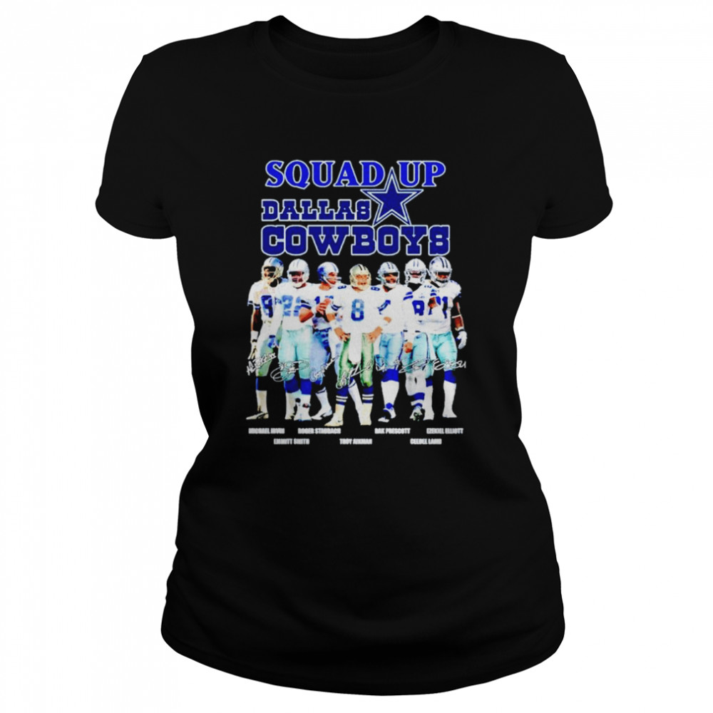 Dallas Cowboys Squad Up signatures shirt Classic Women's T-shirt