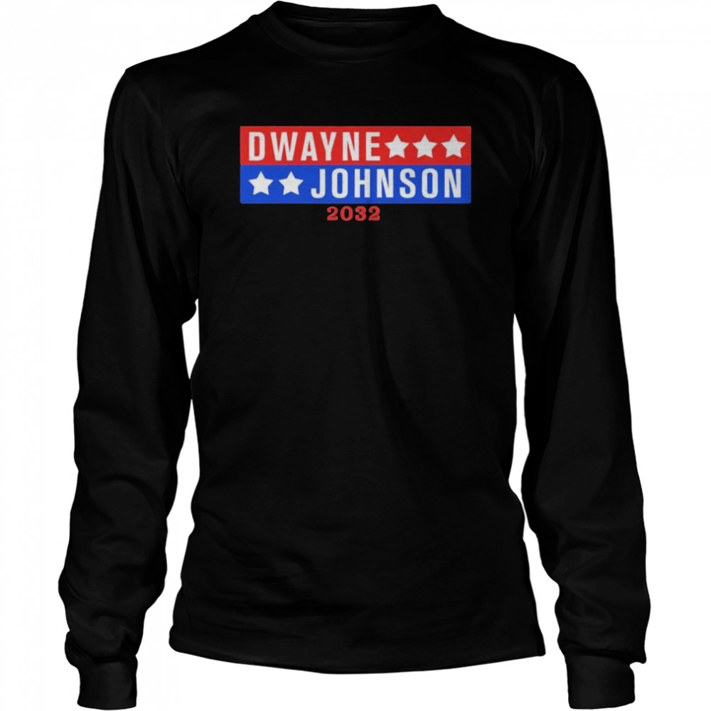 Dwayne Johnson For President 2032 Unisex T- Long Sleeved T-shirt