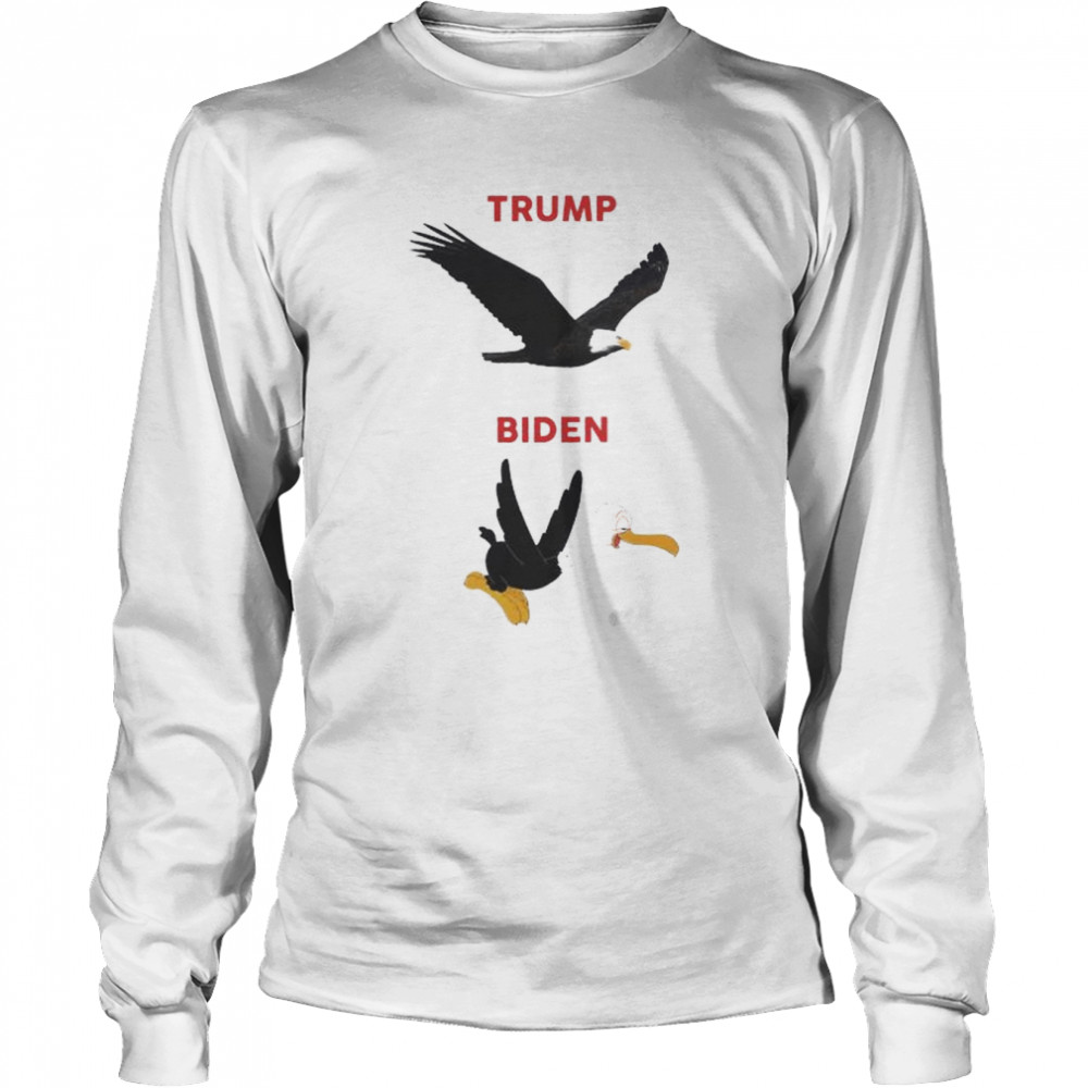 Eagle Trump and biden shirt Long Sleeved T-shirt