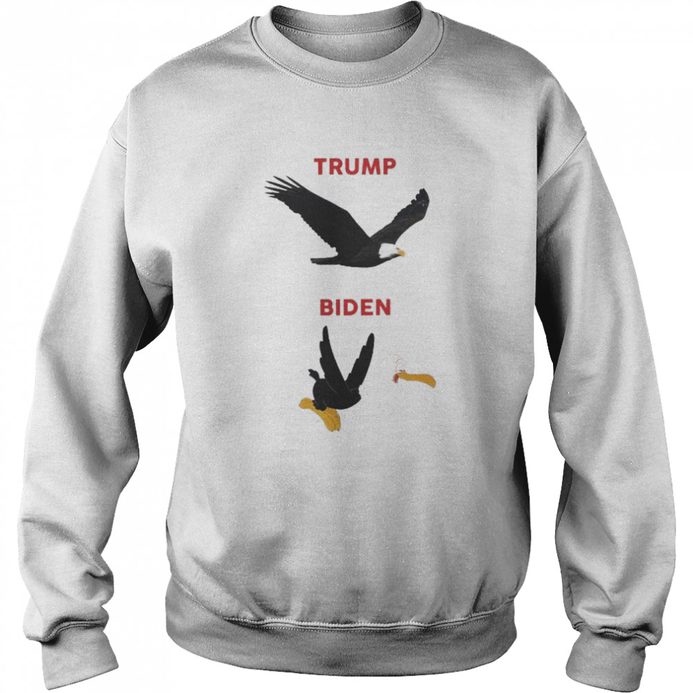 Eagle Trump and biden shirt Unisex Sweatshirt