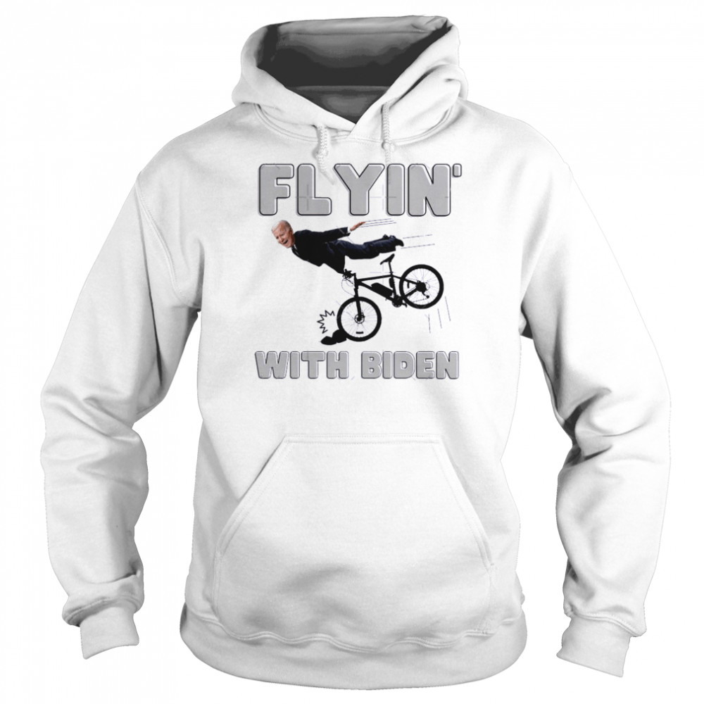Fylin’ With Biden – Falls Of His Bike  Unisex Hoodie