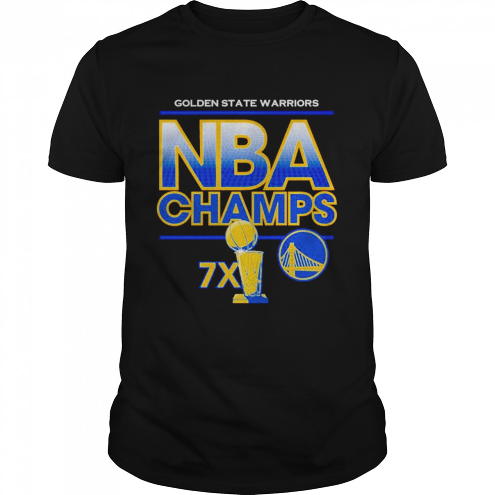 Golden State Warriors NBA Champs 7X shirt Classic Men's T-shirt