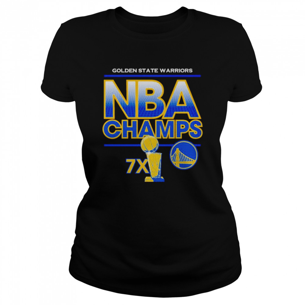 Golden State Warriors NBA Champs 7X shirt Classic Women's T-shirt