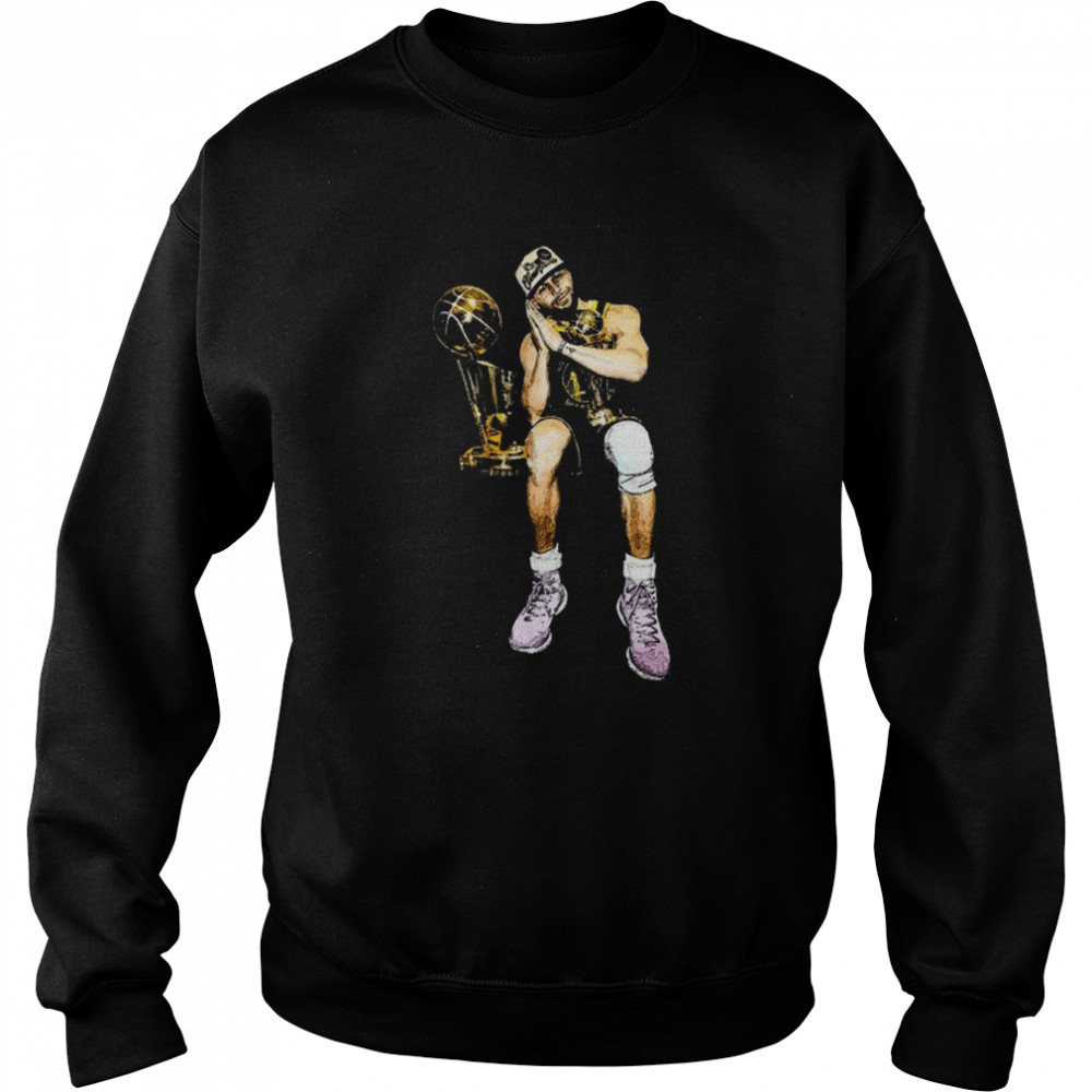 Golden State Warriors Steph Curry Basketball Night Night  Unisex Sweatshirt