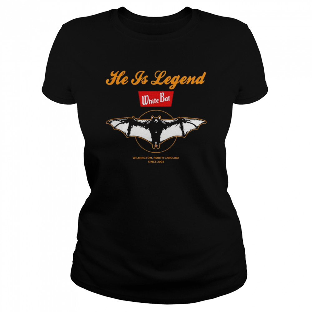 He Is Legend White Bat shirt Classic Women's T-shirt