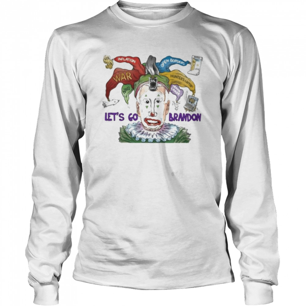 Joe Biden Clown let’s go brandon shirt Long Sleeved T-shirt