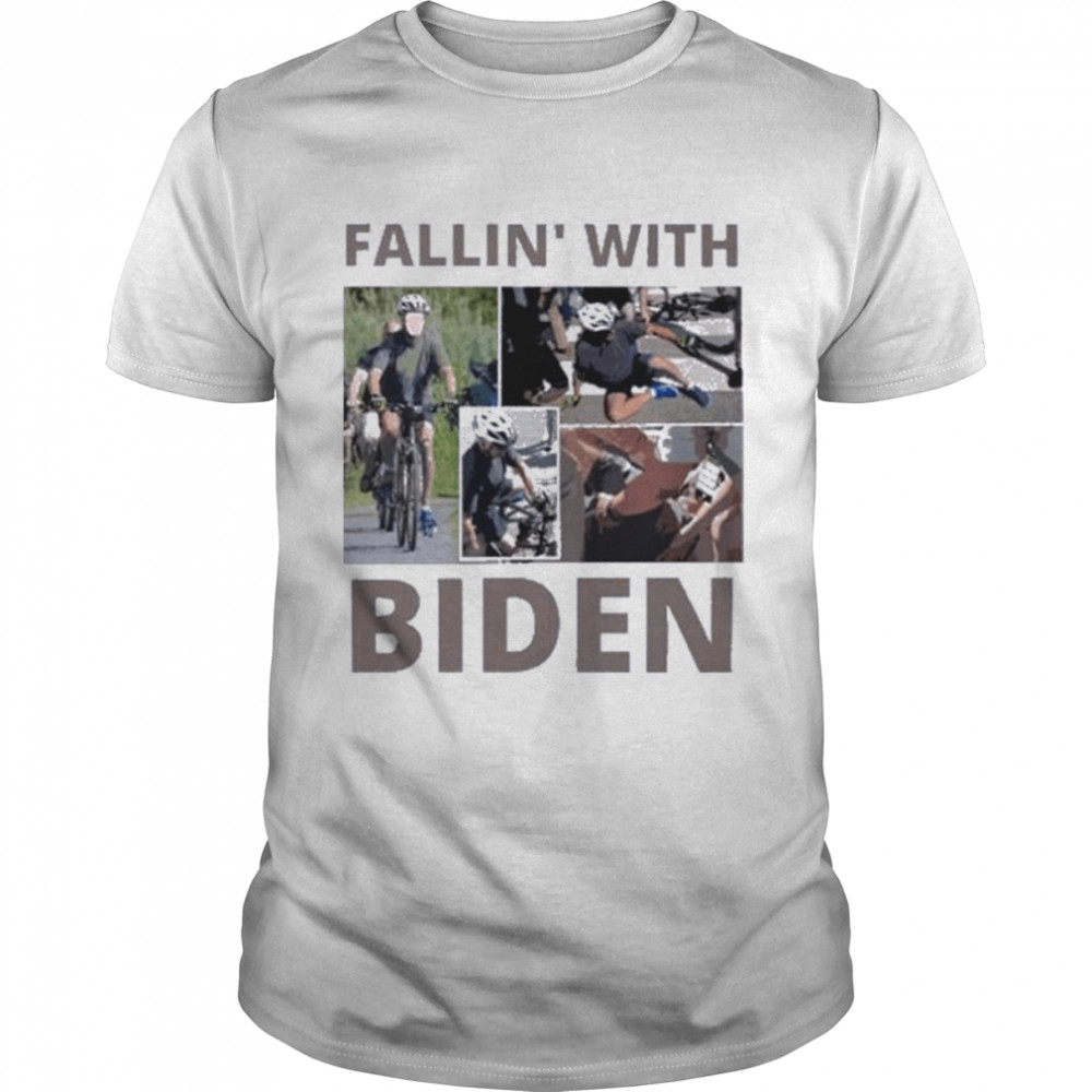 Joe Biden Falls Off Bike Fallin’ With Biden 2022 Shirt