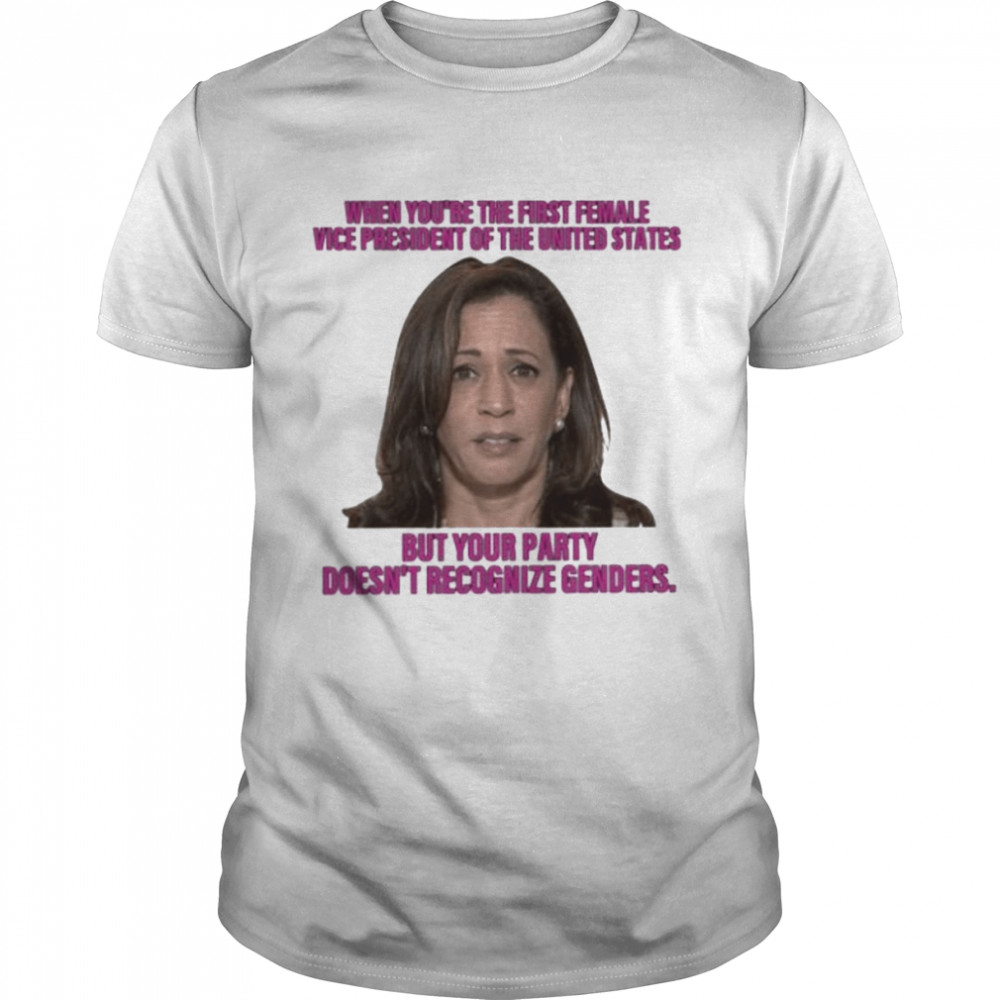 Kamala harris when you’re the first female vice president of the united states shirt Classic Men's T-shirt