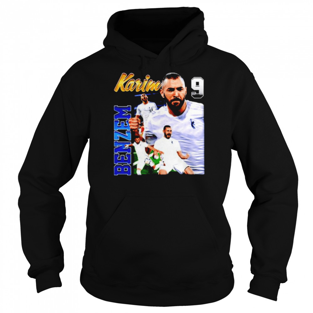 Karim Benzema 9 shirt Unisex Hoodie