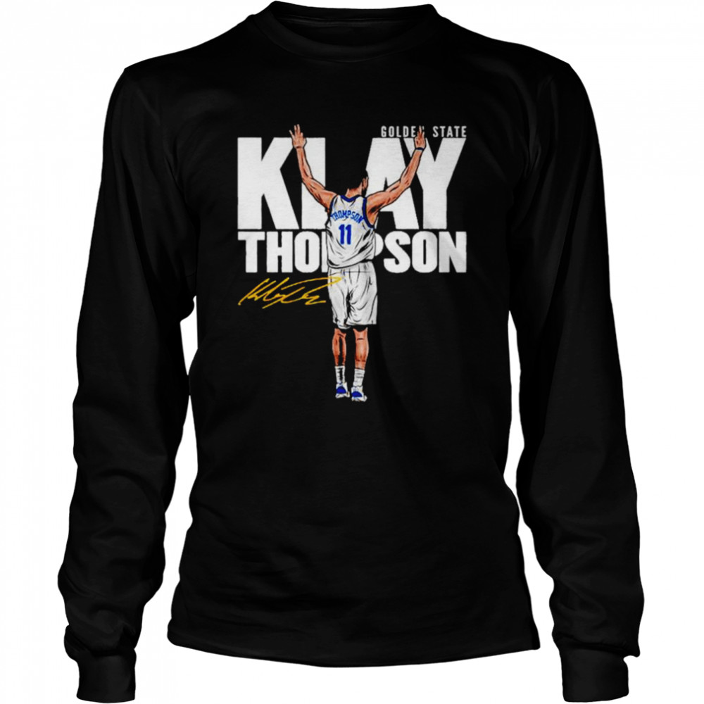 Klay Thompson Golden State Basketball signature unisex T-shirt Long Sleeved T-shirt