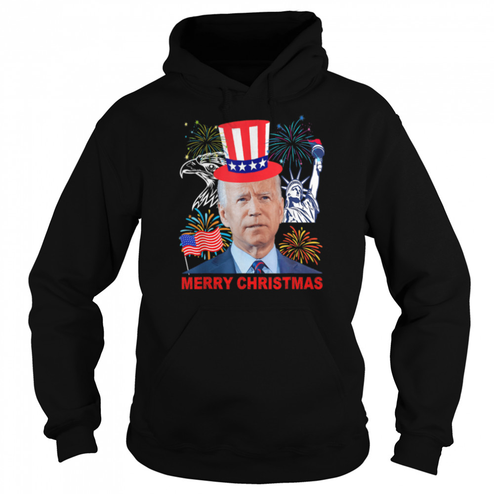 Merry Christmas Joe Biden American Flag Christmas in July T-Shirt B0B4M9S1VV 4 Merry Christmas Joe Biden American Flag Christmas in July T- B0B4M9S1VV Unisex Hoodie