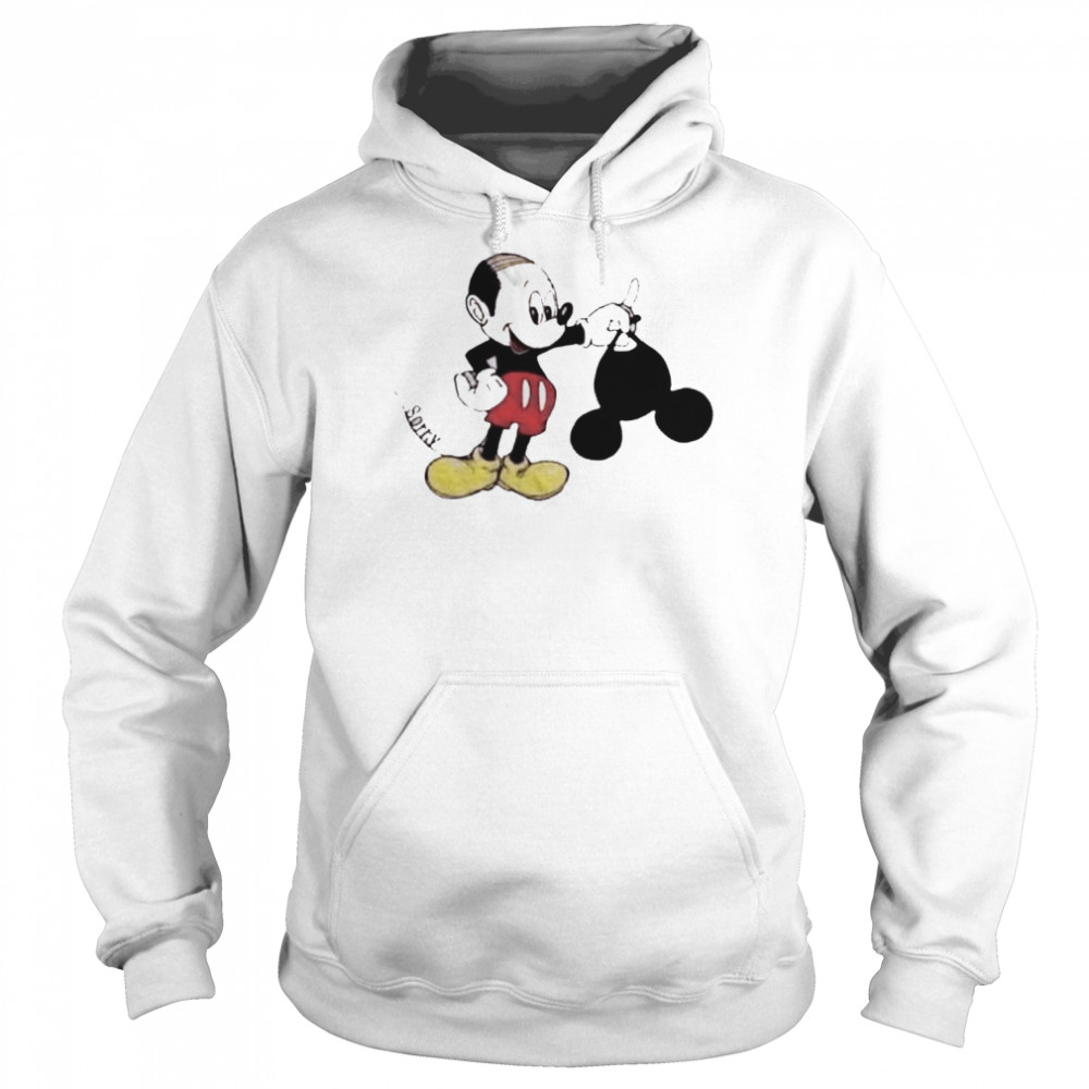 Mickey Mouse sorry funny hair shirt Unisex Hoodie