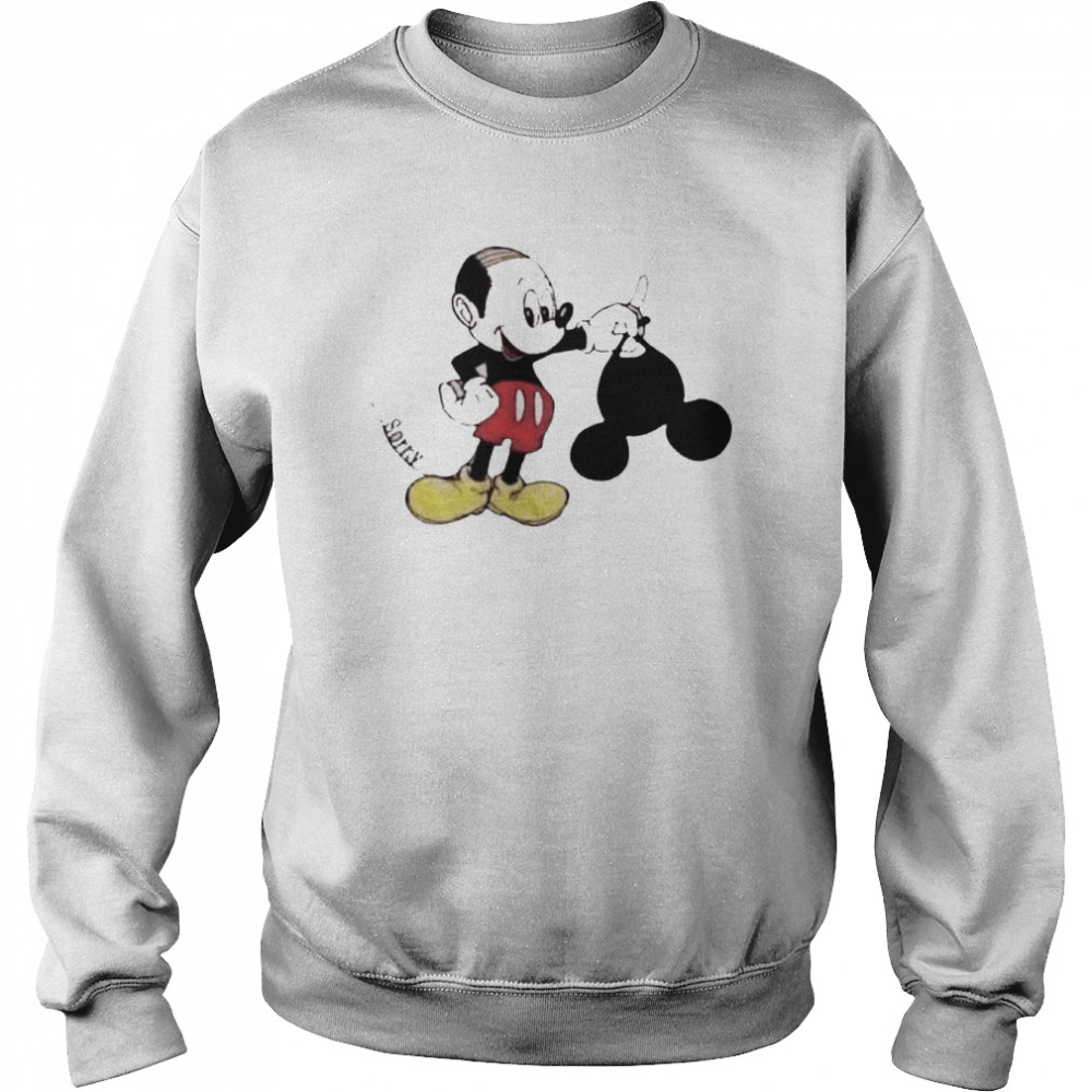 Mickey Mouse sorry funny hair shirt Unisex Sweatshirt