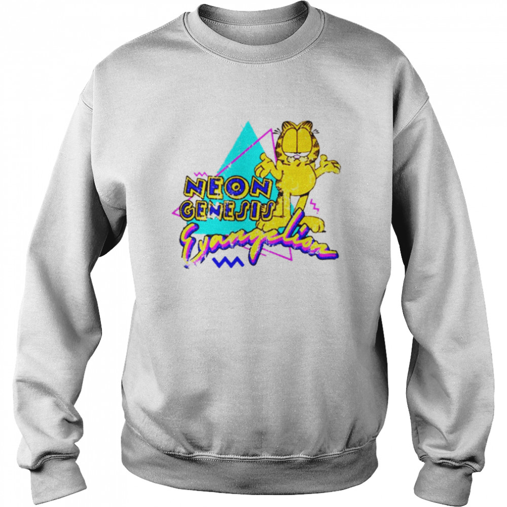 Neon Genesis Evangelion Garfield Vintage shirt Unisex Sweatshirt