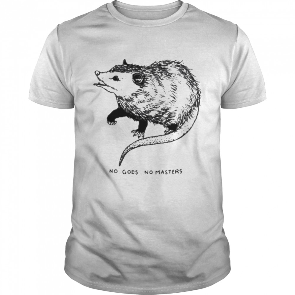 No Gods No Masters Possum shirt Classic Men's T-shirt