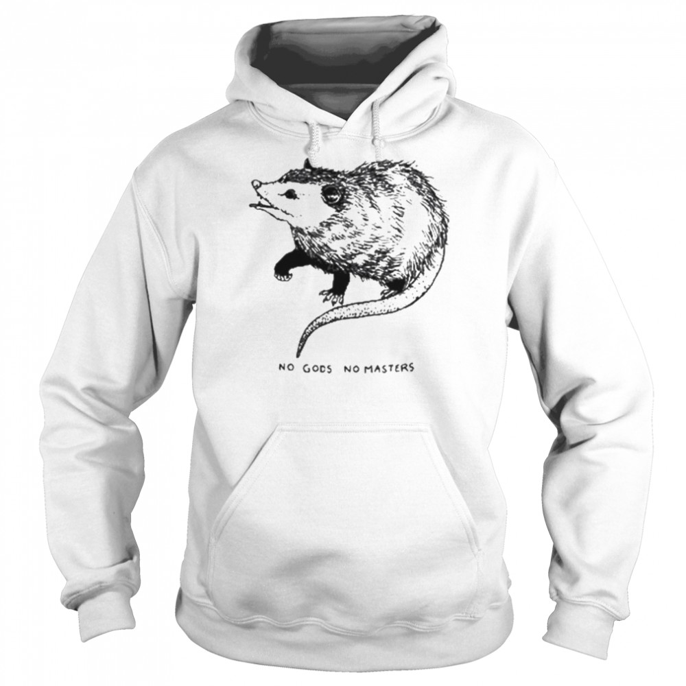 No Gods No Masters Possum shirt 4 No Gods No Masters Possum shirt Unisex Hoodie